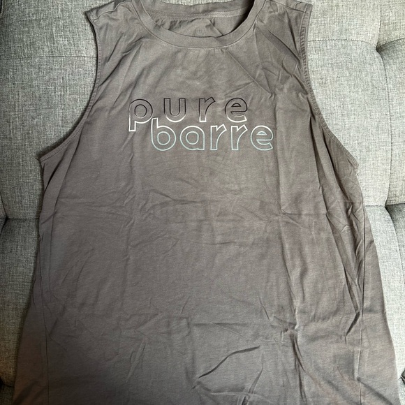 Pure Barre Tops - Pure Barre Charcoal Tank Top